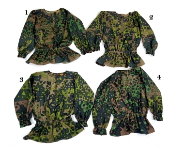Waffen-SS M40 camouflage  Tarnjacke  Plane Tree 3/4