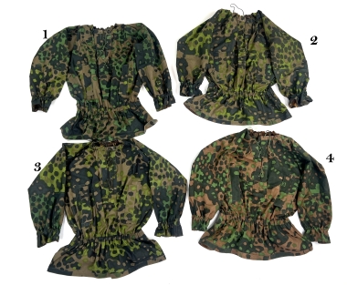 Waffen-SS M38 camouflage  Tarnjacke  Plane Tree 3/4
